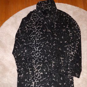 Faux Fur Longline Coat